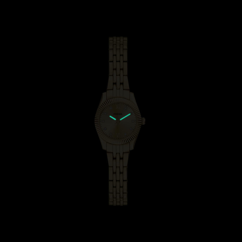 Fossil Women's Watch, Scarlette Quartz Stainless Steel Three-Hand Watch for Women