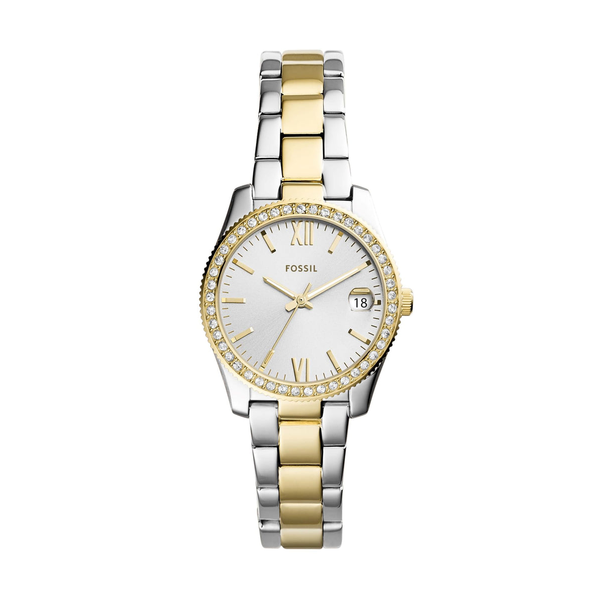 Fossil Women's Watch, Scarlette Quartz Stainless Steel Three-Hand Watch for Women