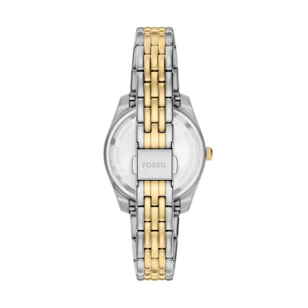 Fossil Women's Watch, Scarlette Quartz Stainless Steel Three-Hand Watch for Women