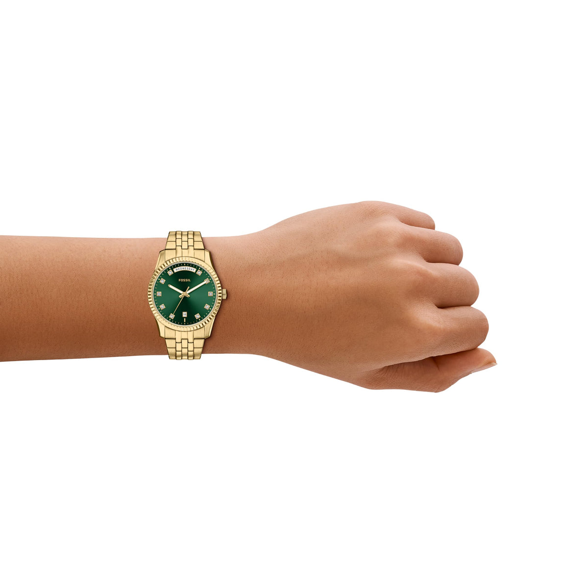 Fossil Women's Watch, Scarlette Quartz Stainless Steel Three-Hand Watch for Women