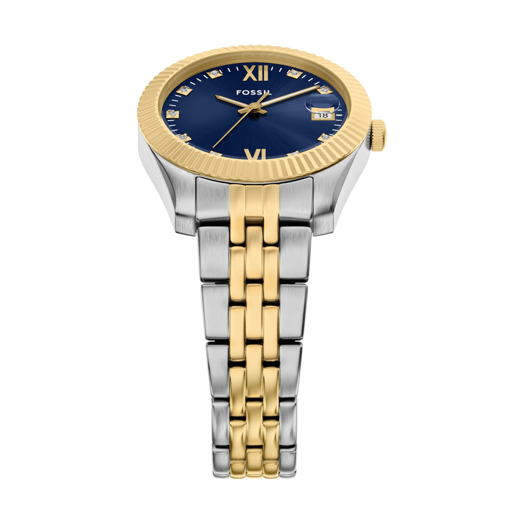 Fossil Women's Watch, Scarlette Quartz Stainless Steel Three-Hand Watch for Women