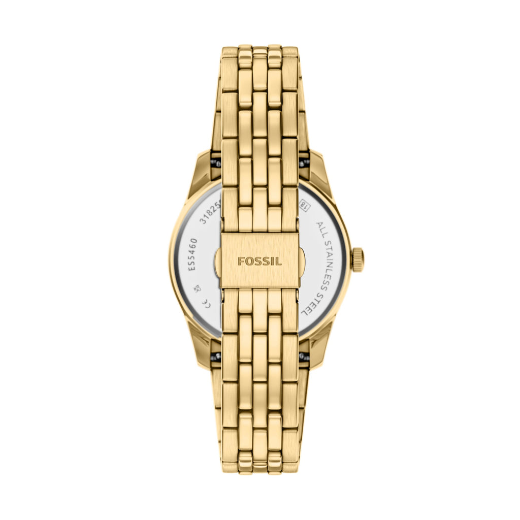 Fossil Women's Watch, Scarlette Quartz Stainless Steel Three-Hand Watch for Women