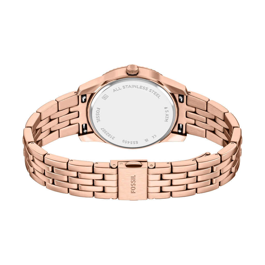 Fossil Women's Watch, Scarlette Quartz Stainless Steel Three-Hand Watch for Women