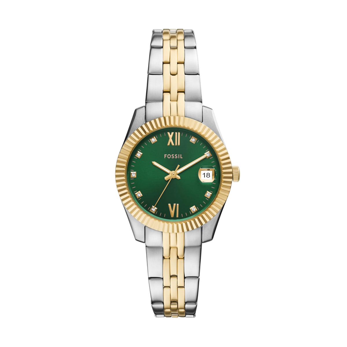 Fossil Women's Watch, Scarlette Quartz Stainless Steel Three-Hand Watch for Women