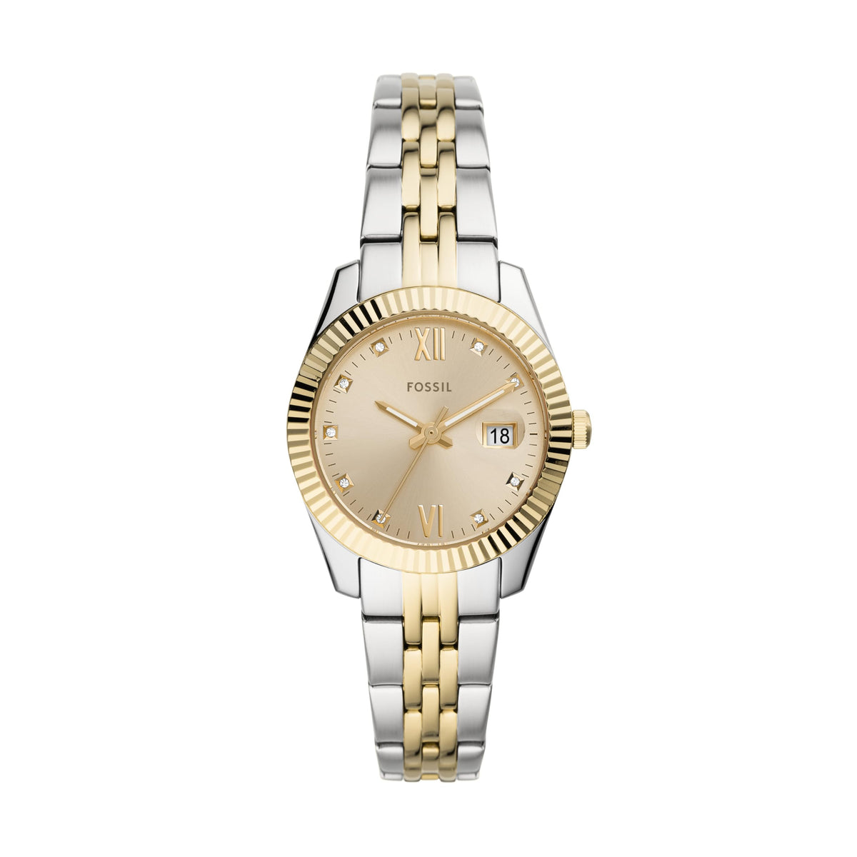 Fossil Women's Watch, Scarlette Quartz Stainless Steel Three-Hand Watch for Women