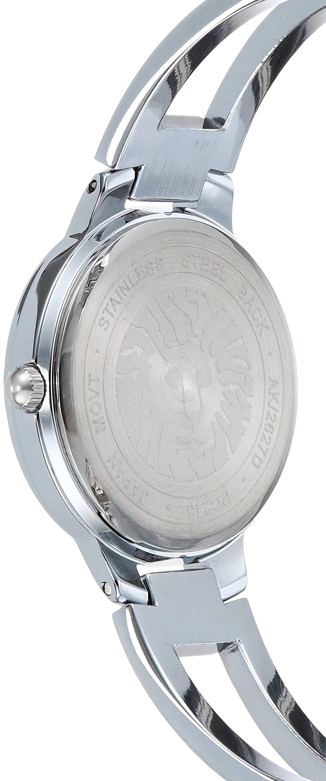 Women's Elegant Diamond Accent Watch – Stainless Steel Quartz Bracelet Watch