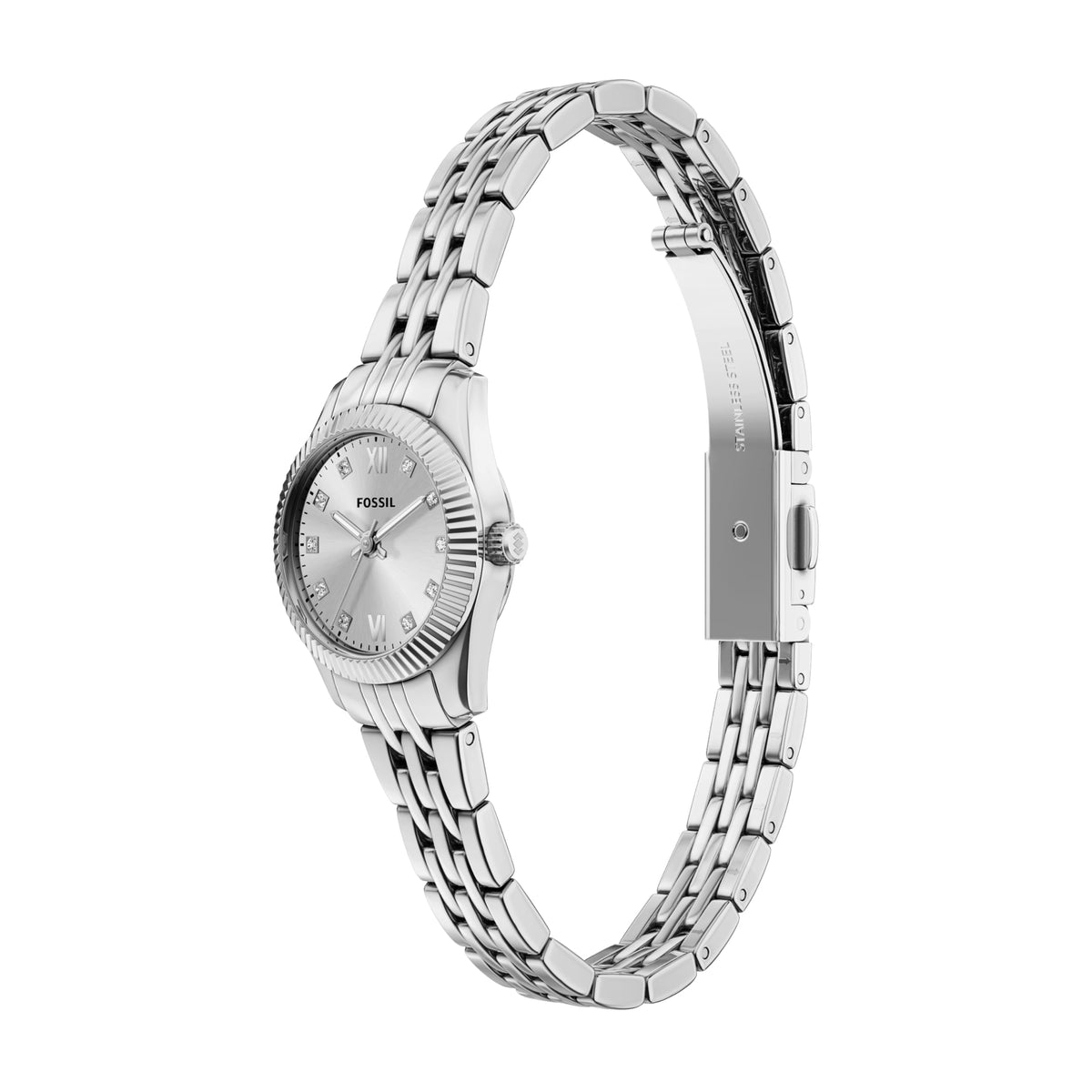 Fossil Women's Watch, Scarlette Quartz Stainless Steel Three-Hand Watch for Women