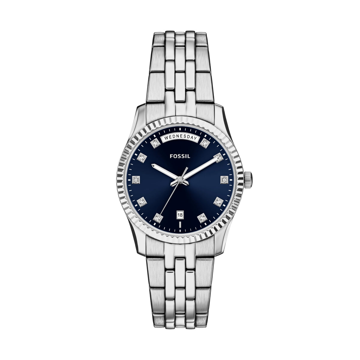 Fossil Women's Watch, Scarlette Quartz Stainless Steel Three-Hand Watch for Women