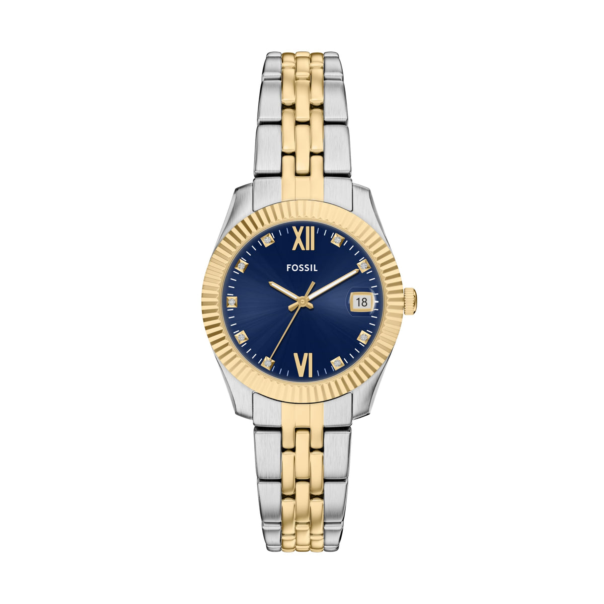 Fossil Women's Watch, Scarlette Quartz Stainless Steel Three-Hand Watch for Women