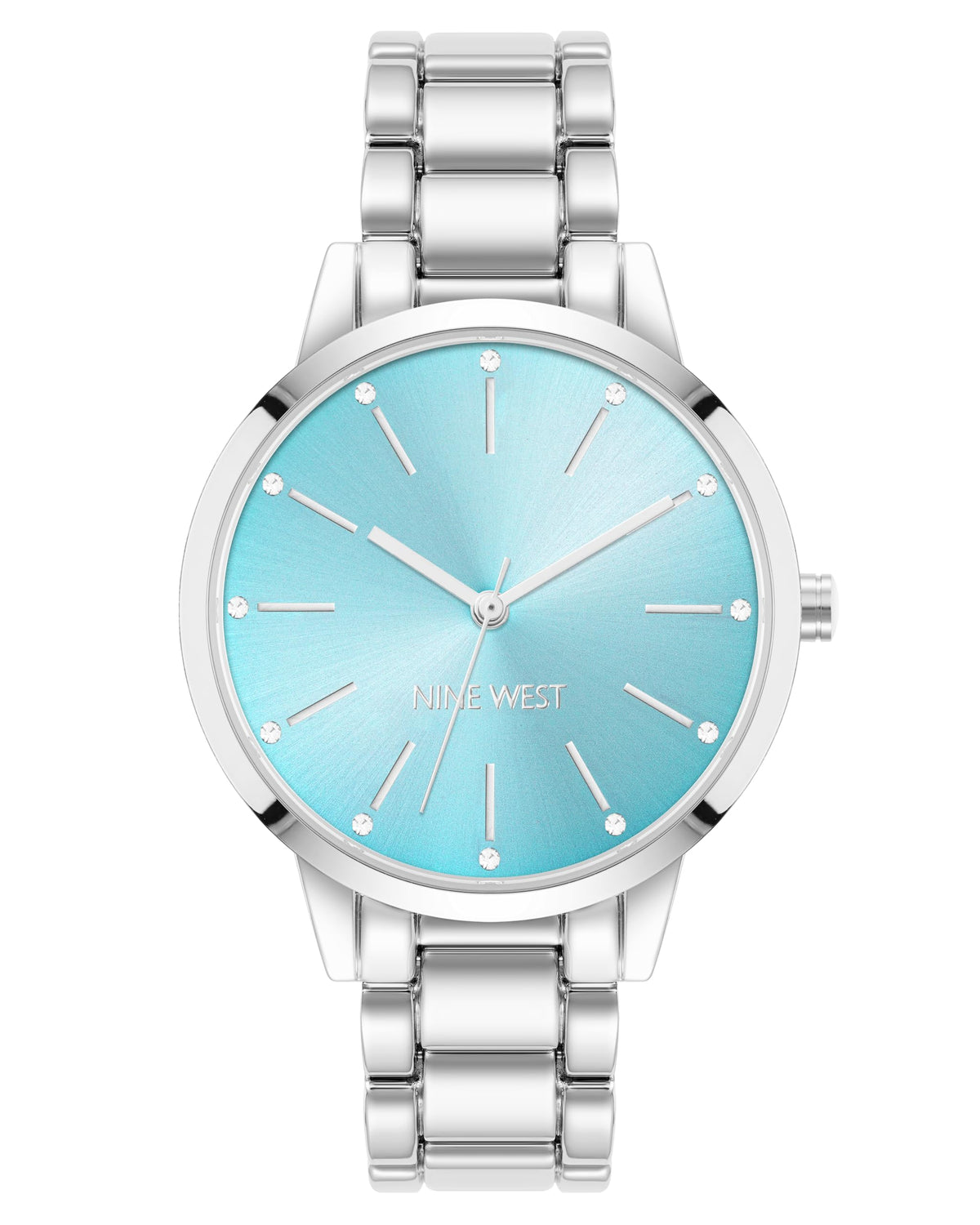 Nine West Women's Crystal Accented Bracelet Watch