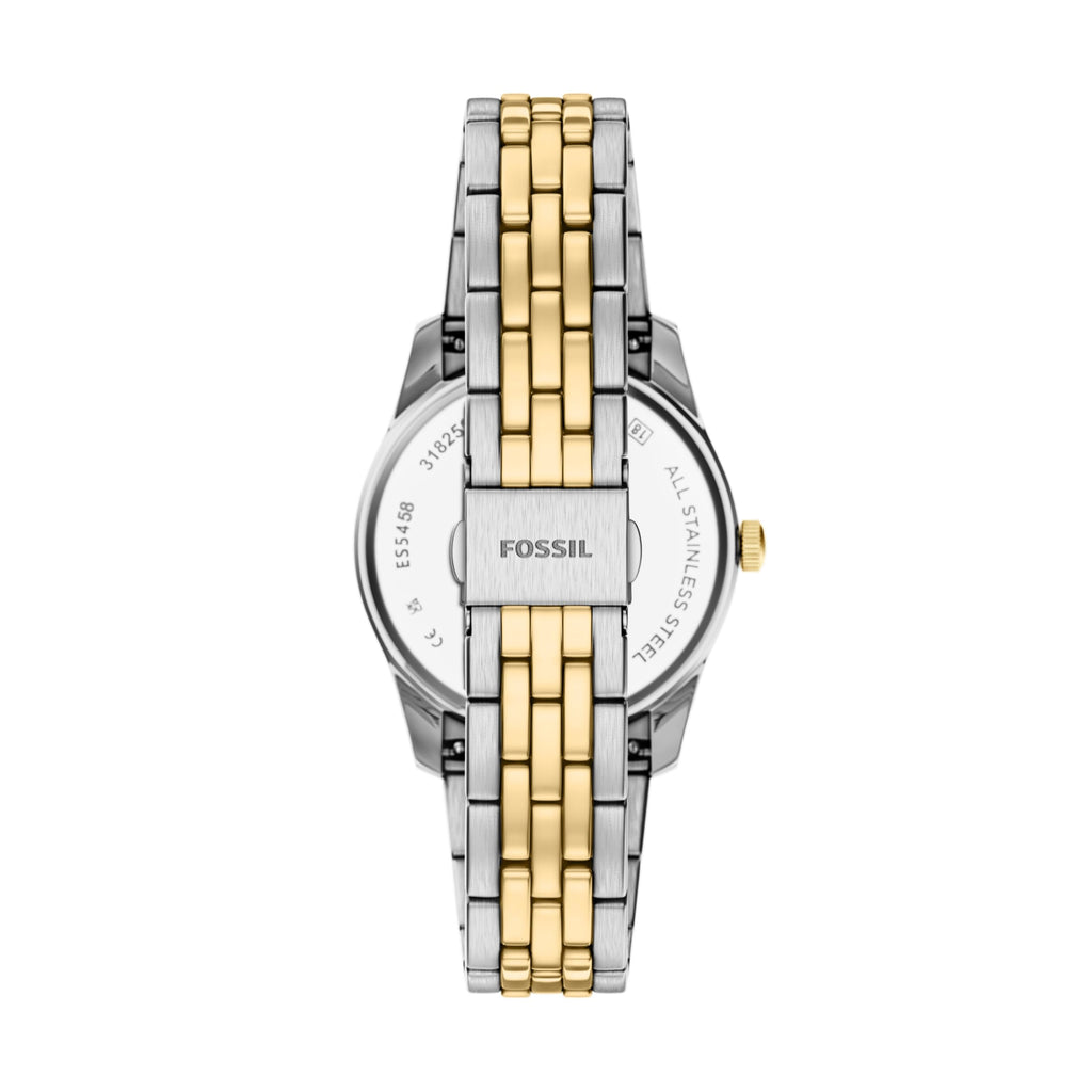 Fossil Women's Watch, Scarlette Quartz Stainless Steel Three-Hand Watch for Women