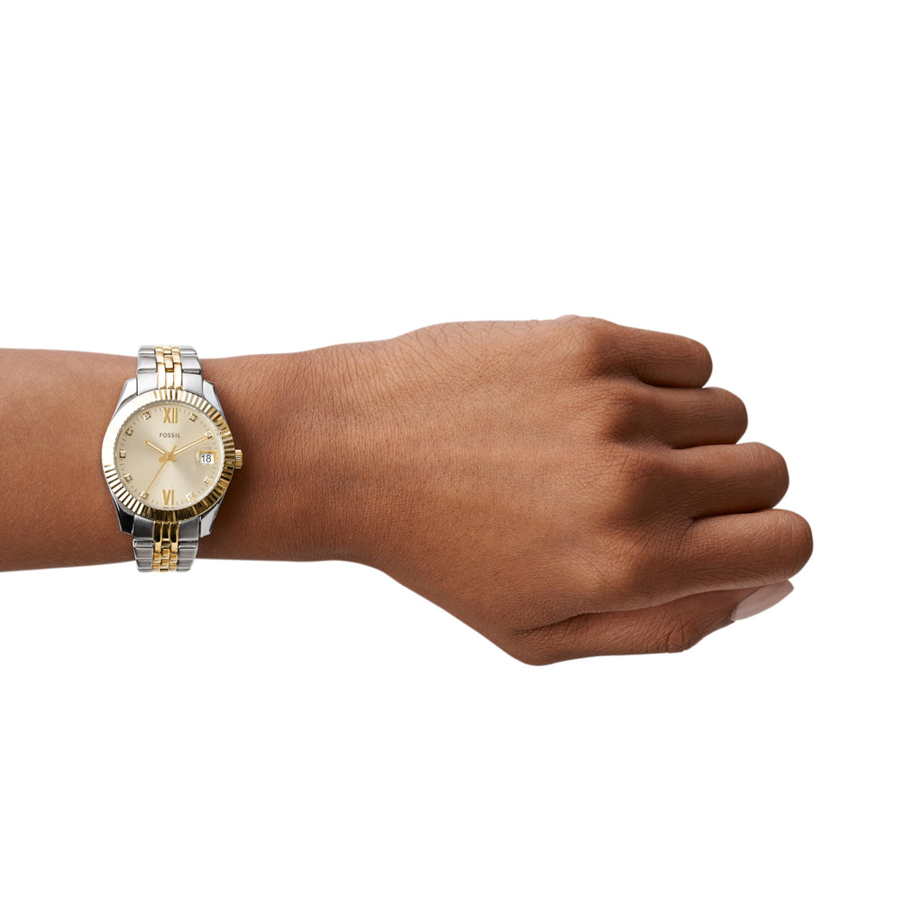Fossil Women's Watch, Scarlette Quartz Stainless Steel Three-Hand Watch for Women