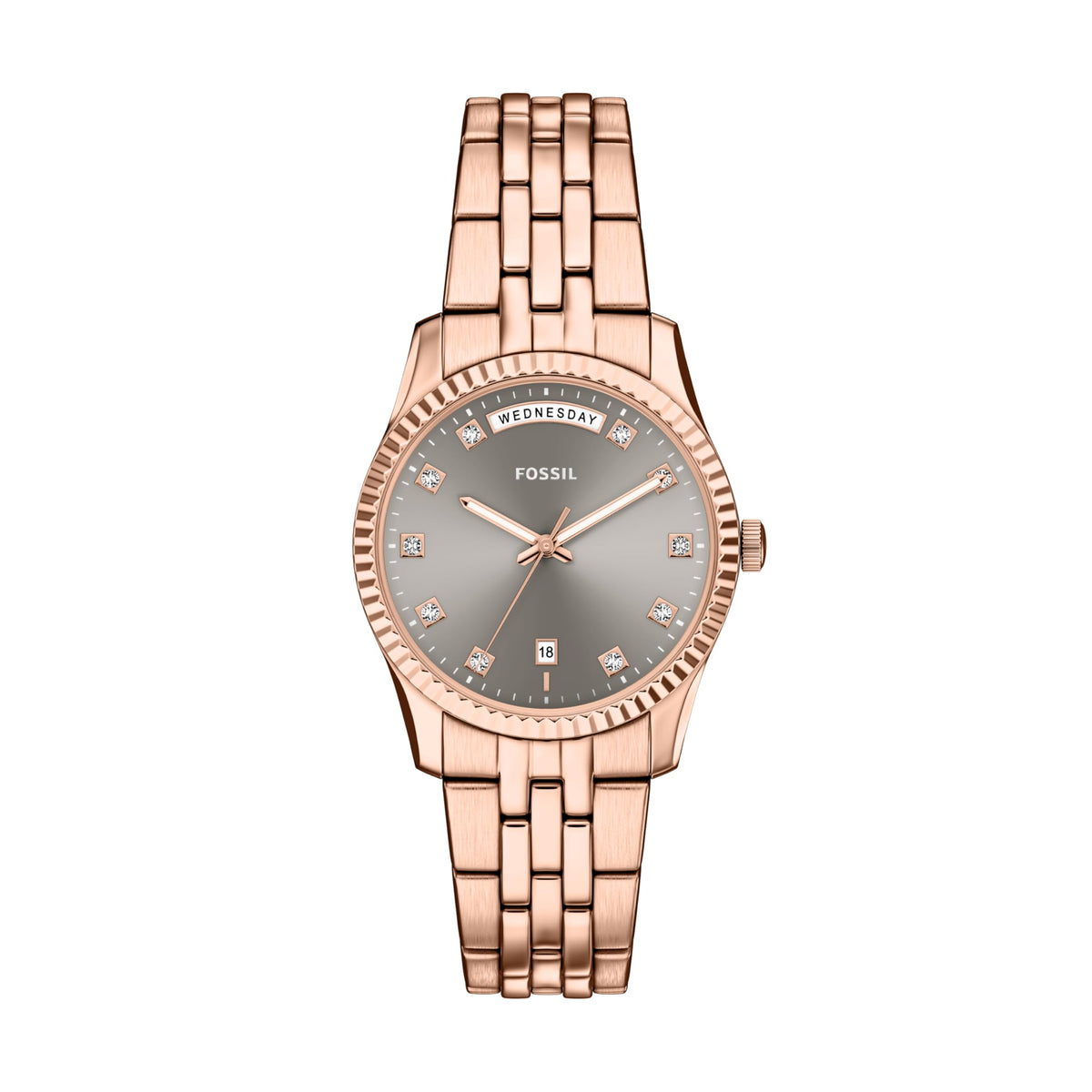 Fossil Women's Watch, Scarlette Quartz Stainless Steel Three-Hand Watch for Women