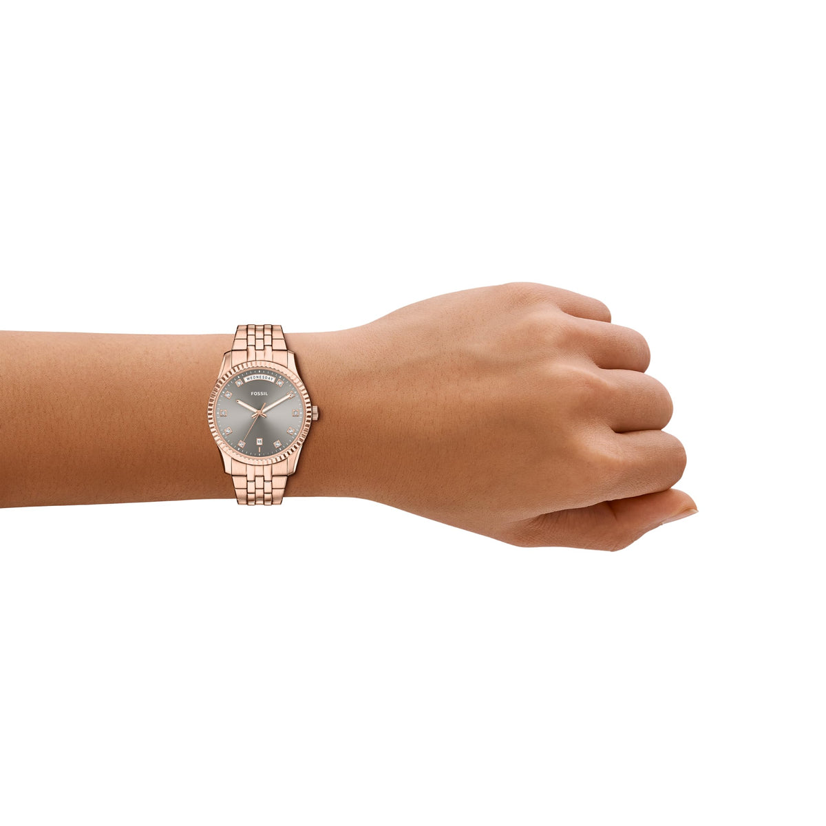 Fossil Women's Watch, Scarlette Quartz Stainless Steel Three-Hand Watch for Women