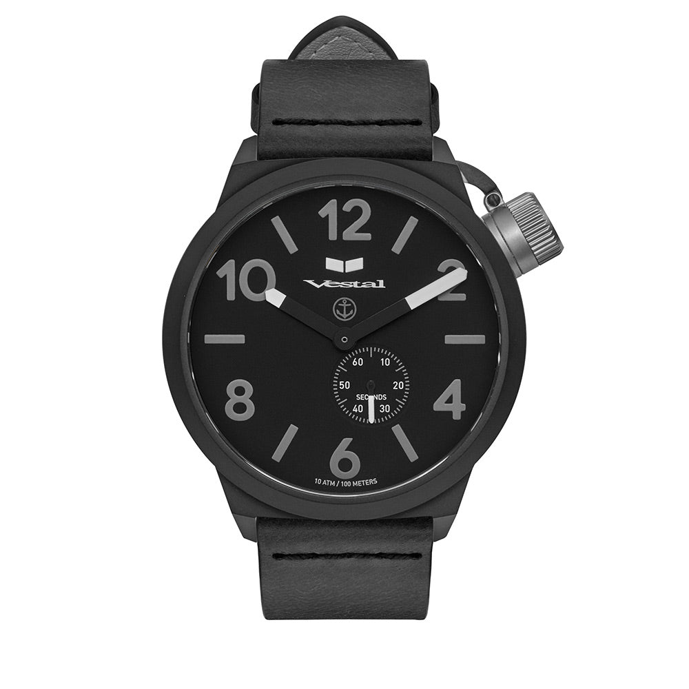 CANTEEN LEATHER - Black
